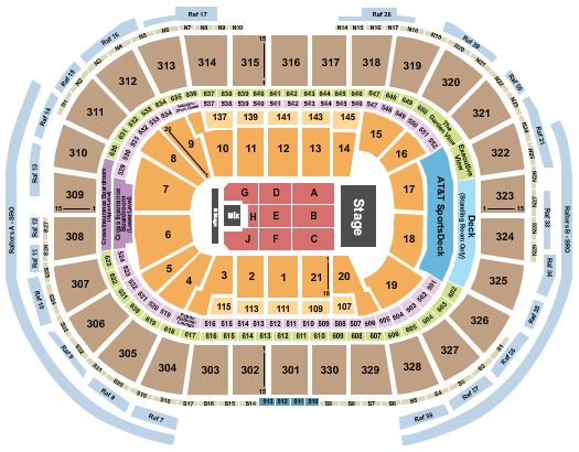 TD Garden Andrea Bocelli Seating Chart